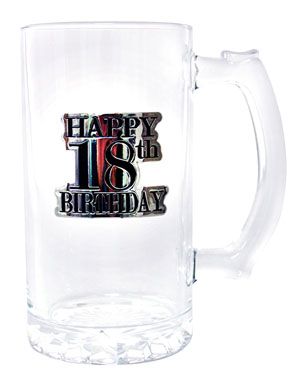 18th Birthday - Beer Stein - TSK Giftware