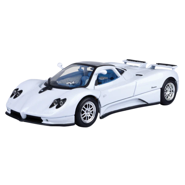 Timeless Legends Pagani Zonda C12 White 1:18 Scale Diecast Model Car for collectors