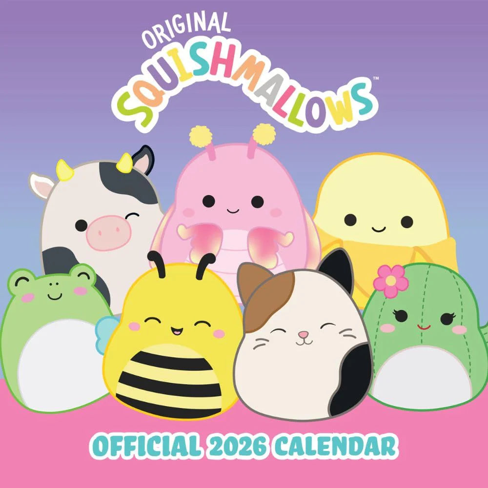 2026 Calendar | Squishmallows | Square 30x30cm