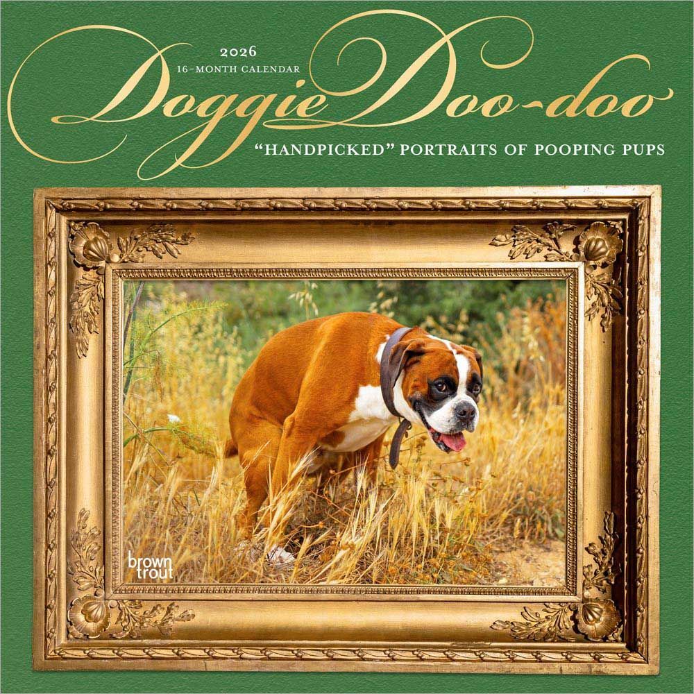 2026 Calendar | Doggie Doo Doo | Square 30x30cm