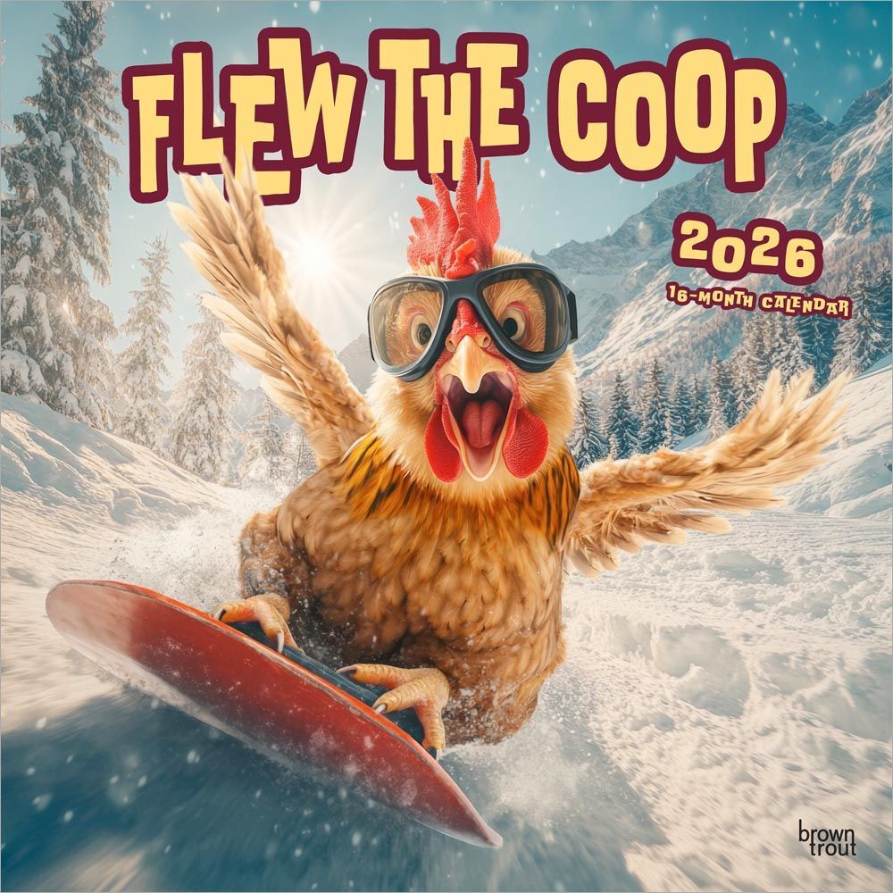 2026 Calendar | Flew the Coop | Square 30x30cm