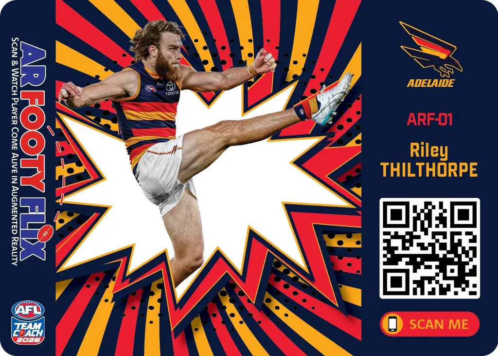 Teamcoach 2026 AR Footy Flix ARF-01 Riley Thilthorpe - Adelaide Crows