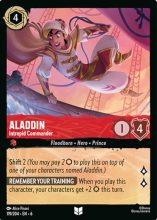 Lorcana Azurite Sea - Aladdin Intrepid Commander - #119/204 - Uncommon