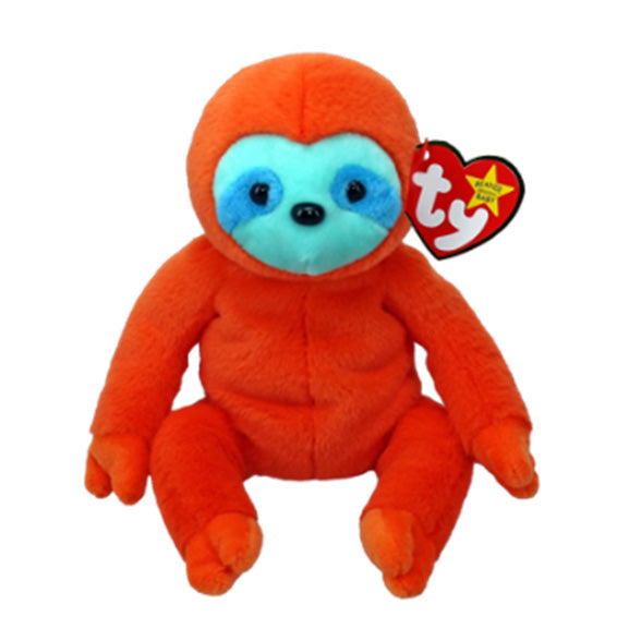 Molasses the Orange Sloth | Regular Beanie Baby | TY Beanie Boo