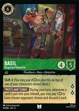 Lorcana Azurite Sea - Basil - Disguised Detective - #91/204 - Uncommon