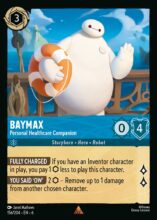 Lorcana Azurite Sea - Baymax - Personal Healthcare Companion - #156/204 - Rare