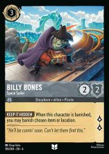 Lorcana Azurite Sea - Billy Bones - Space Sailor - #185/204 - Uncommon