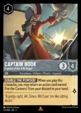 Lorcana - First Chapter - Captain Hook Captain of the Jolly Roger 173/204 Rare