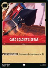 Lorcana Azurite Sea - Card Soldier's Spear - #134/204 - Uncommon