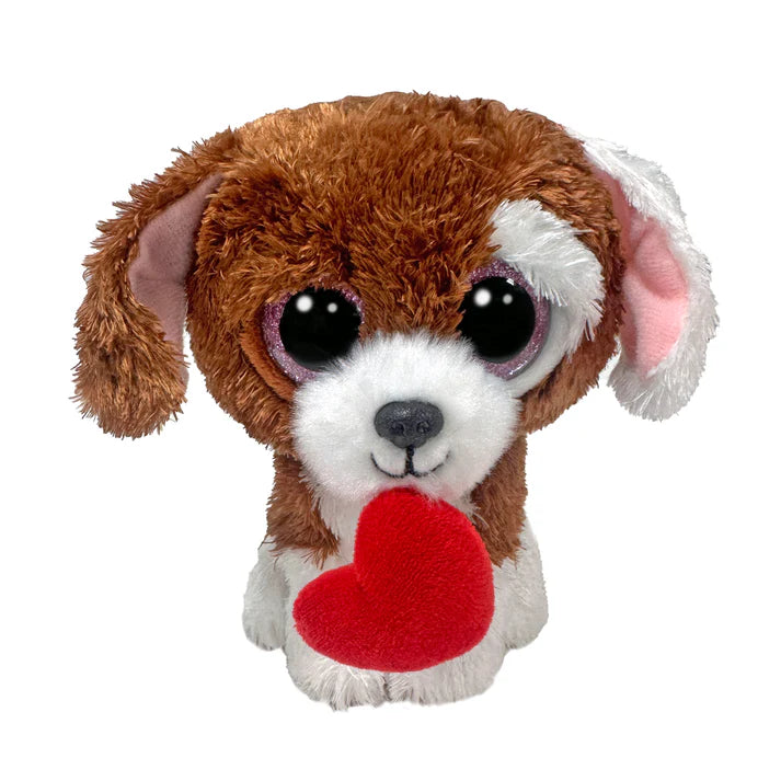 Cuddles | Puppy with Heart | Regular | TY Beanie Boo