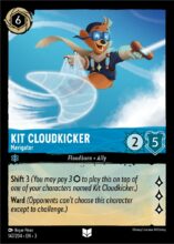 Disney Lorcana: Into the Inklands set 3. Kit Cloudkicker "Navigator" uncommon trading card.