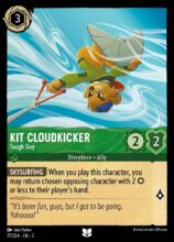 Disney Lorcana: Into the Inklands set 3. Kit Cloudkicker "Tough Guy" uncommon trading card.