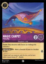 Disney Lorcana: Into the Inklands set 3. Magic Carpet "The Flying Rug" common trading card.