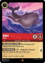 Disney Lorcana: Into the Inklands set 3. Maui "Whale" common trading card.
