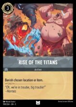 Disney Lorcana: Into the Inklands set 3. Rise of the Titans uncommon trading card.