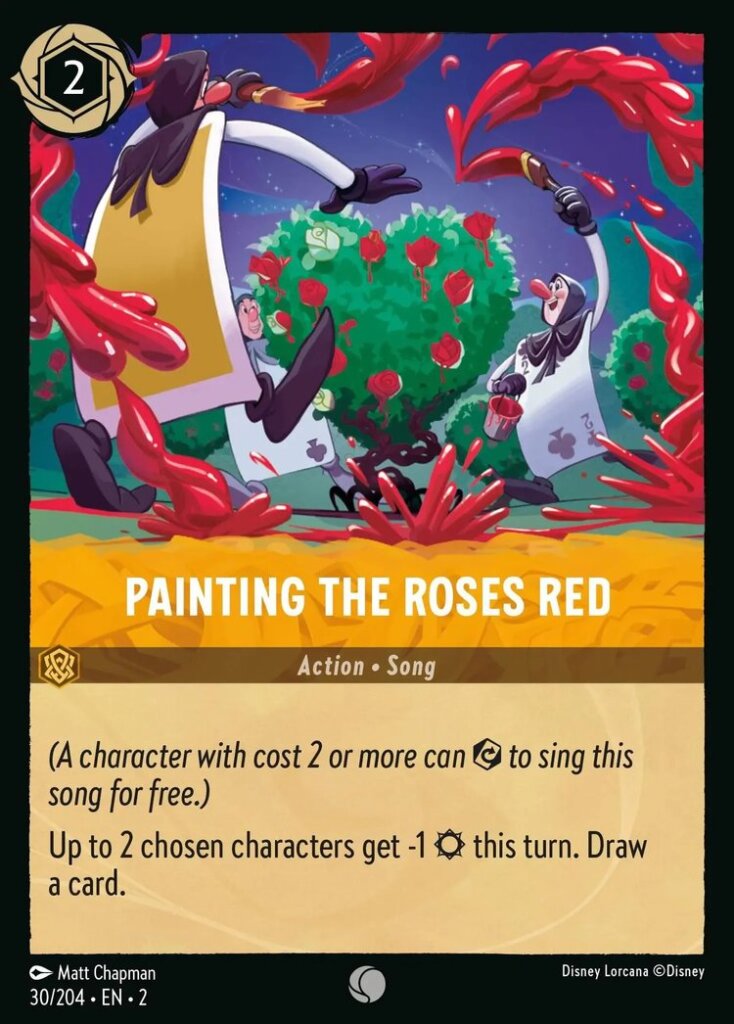 Lorcana - Floodborn - #30/204 - Painting the Roses Red