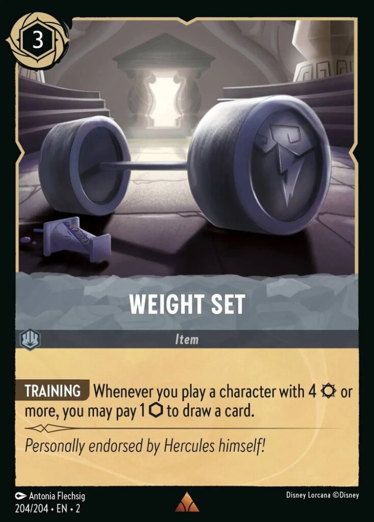 Lorcana - Floodborn - #204/204 - Weight Set