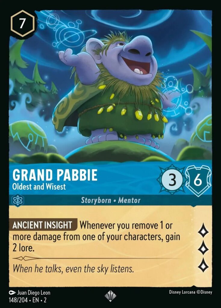 Lorcana - Floodborn - #148/204 - Grand Pabbie