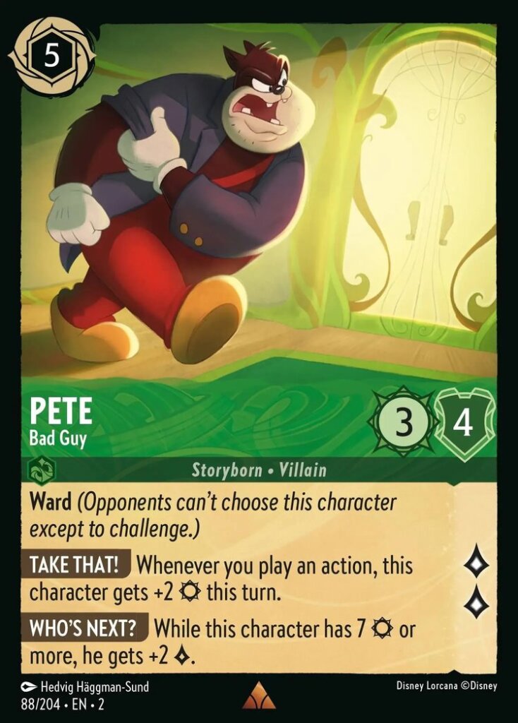 Lorcana - Floodborn - #88/204 - Pete - Bad Guy