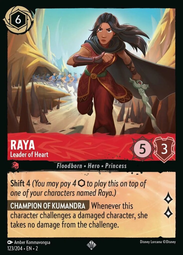 Lorcana - Floodborn - #123/204 - Raya - Leader of Heart - Super Rare Funporium Lorcana - Floodborn - #123/204 - Raya - Leader of Heart - Super Rare Funporium