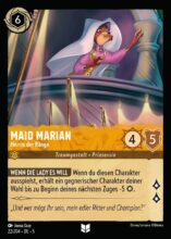 Disney Lorcana set 5 Shimmering Skies. Maid Marian "Mistress of the Range" uncommon trading card.