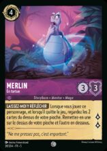 Disney Lorcana set 5 Shimmering Skies. Merlin "Turtle" common trading card.