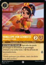 Disney Lorcana set 5 Shimmering Skies. Vanellope Von Schweetz "Candy Mechanic" common trading card.