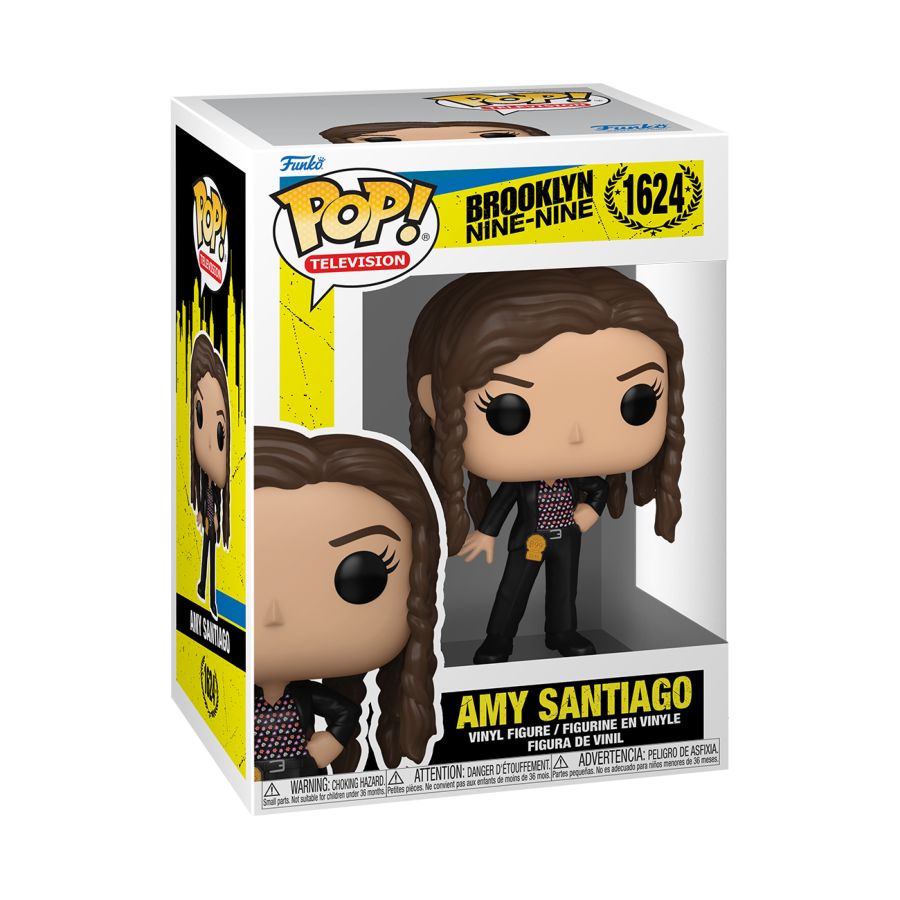 Funko Pop! Vinyl figure of Brooklyn Nine-Nine character Amy Santiago.