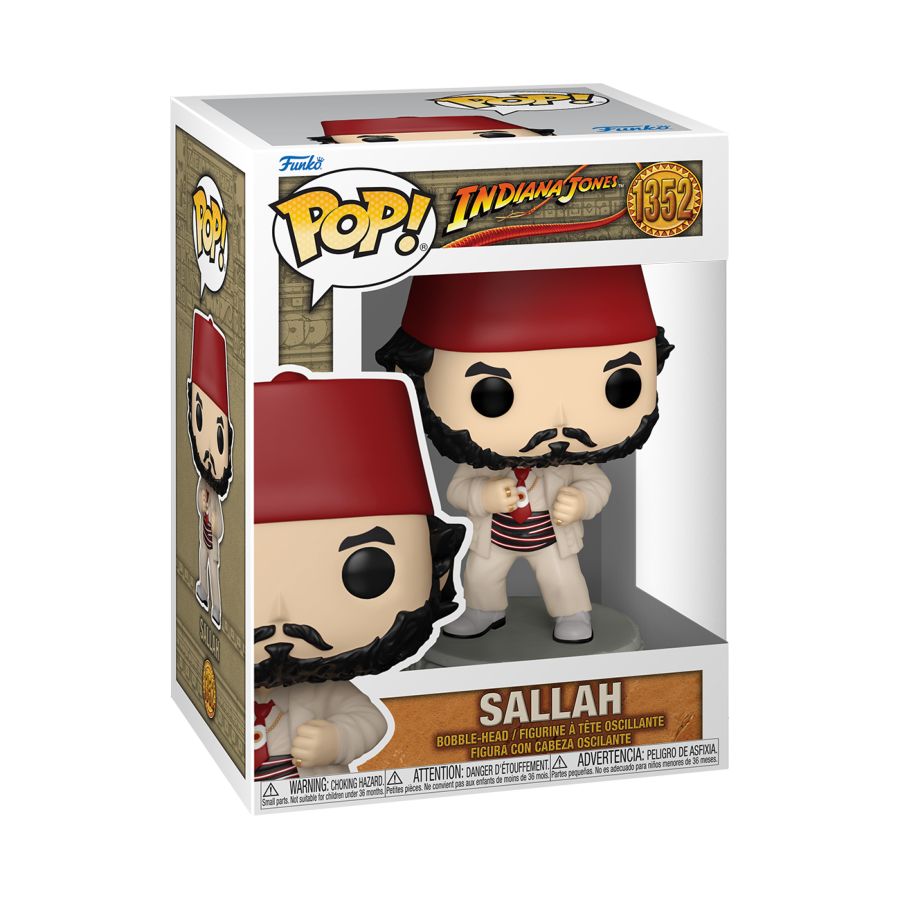 Funko Pop! Vinyl figure of Indiana Jones & the Last Crusade character Sallah. Available at the Funporium.