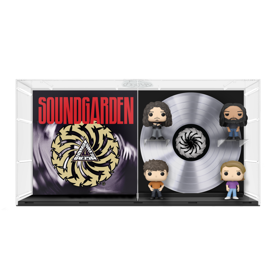 Funko Pop! Vinyl deluxe album cover of Soundgardens Badmotorfinger album.