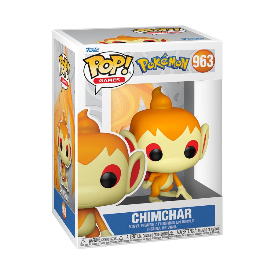 Funko Pop! Vinyl figure of Pokemon character Chimchar.