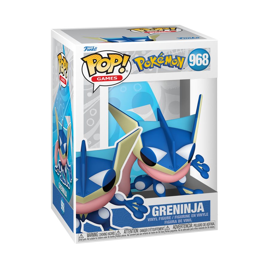 Funko Pop! Vinyl figure of Pokemon character Greninja.