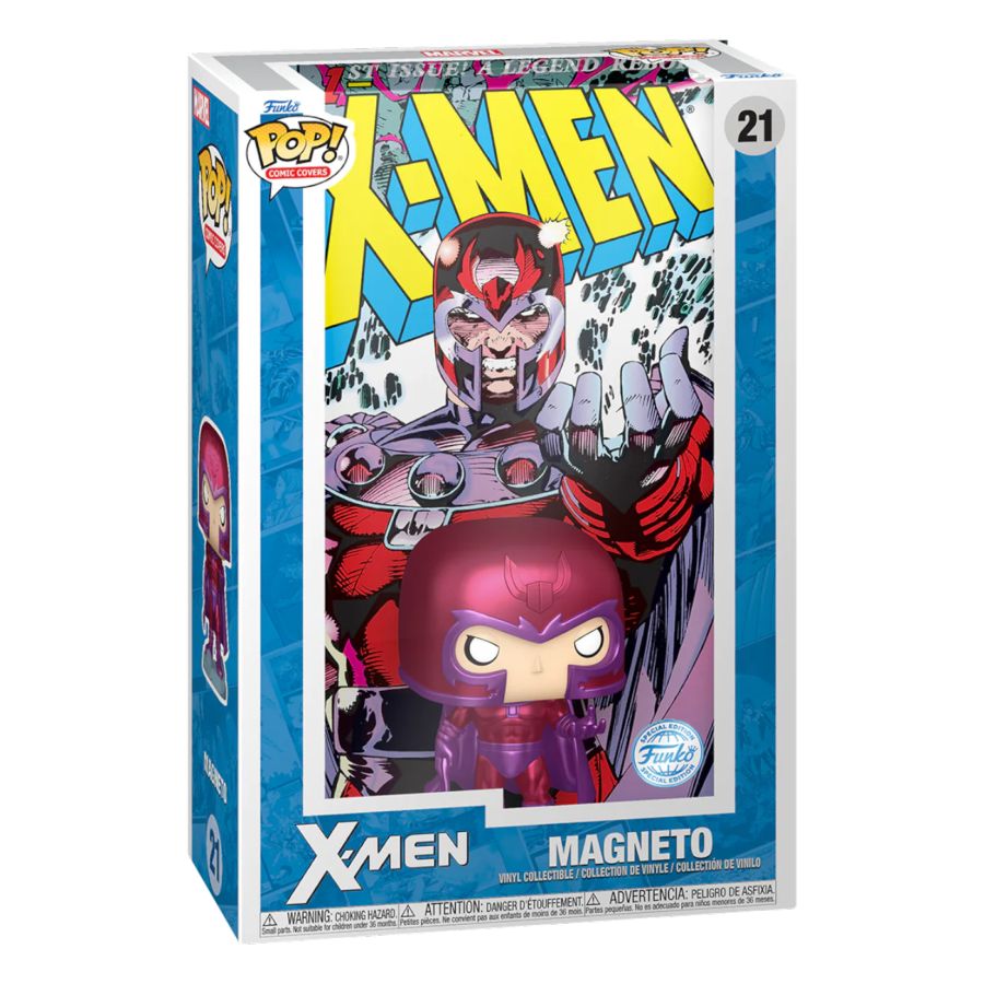 Funko Pop! Vinyl Comic Cover of Marvel's X-Men character Magneto.