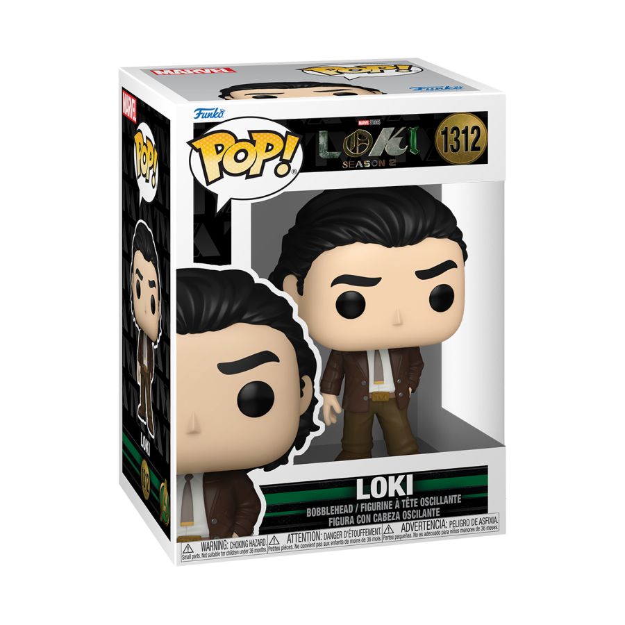 Funko Pop! Vinyl figure of Marvel's Loki TV season 2 character Loki.