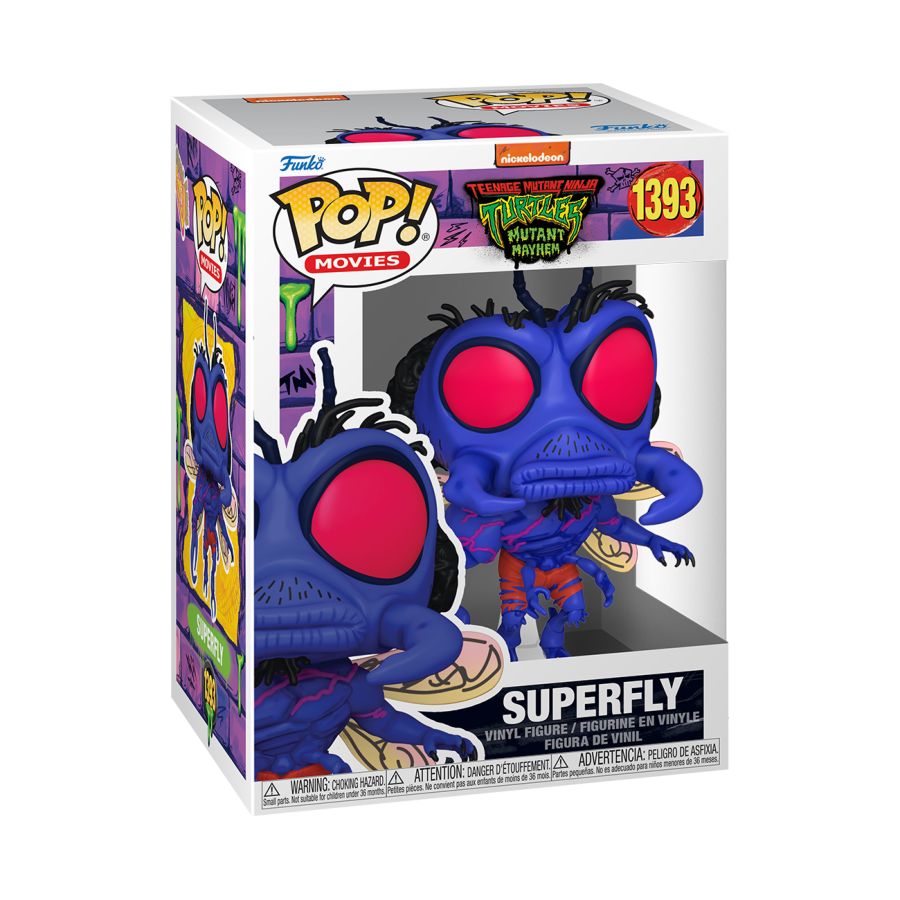 Funko Pop! Vinyl figure of Teenage Mutant Ninja Turtles (2023) character Superfly.