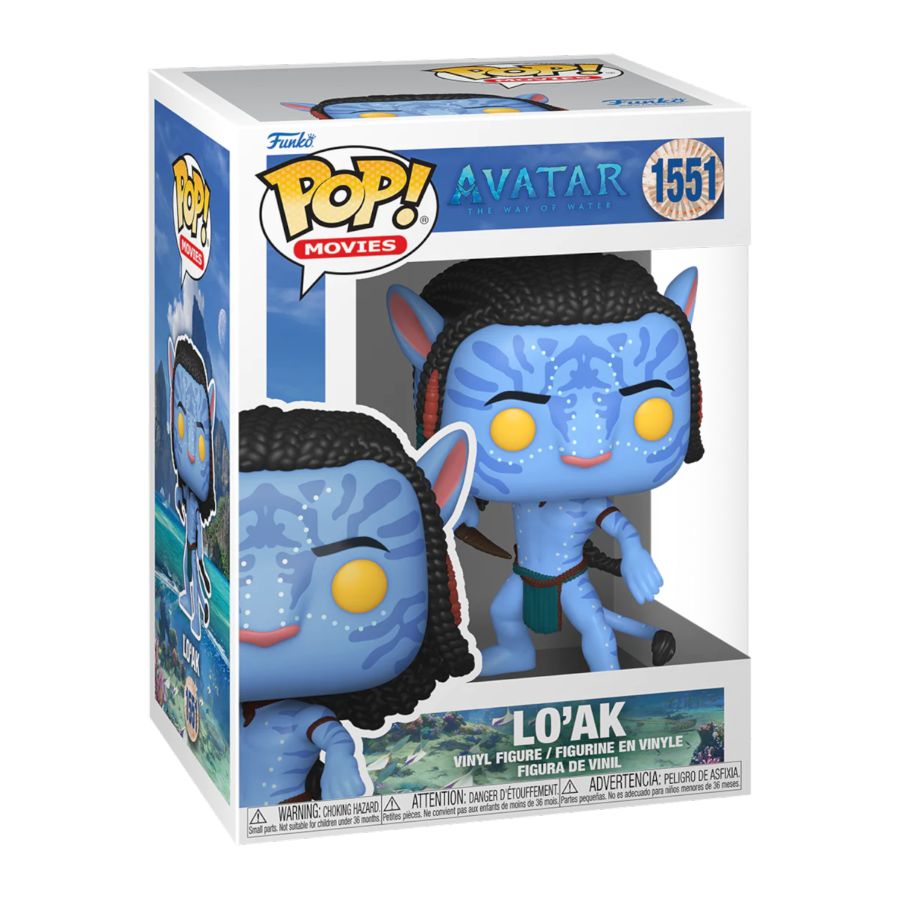Funko Pop! Vinyl figure of Avatar 2 Way of the Water character Lo'ak.