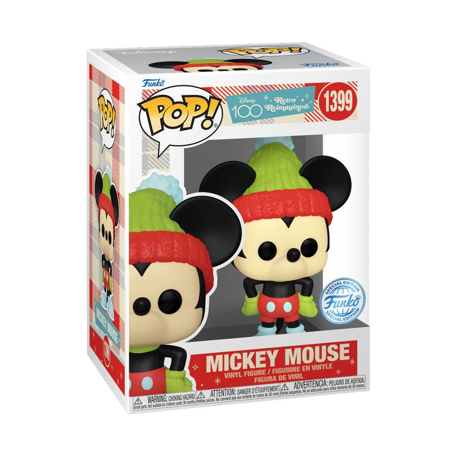 Disney D100 - Retro Reimagined - Mickey Mouse - #1399 - Pop! Vinyl