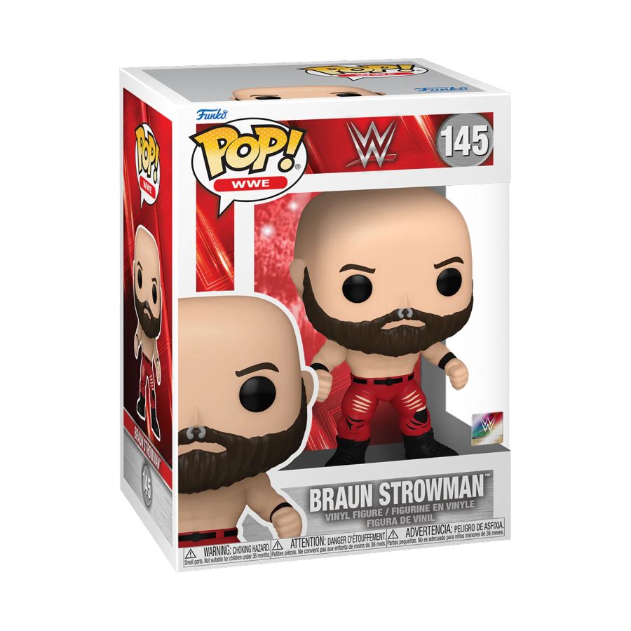 Funko Pop! Vinyl figure of WWE wrestler Braun Strowman.