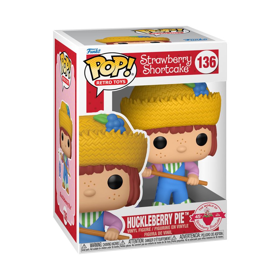 Funko Pop! Vinyl figure of Strawberry Shortcake character Huckleberry Pie.