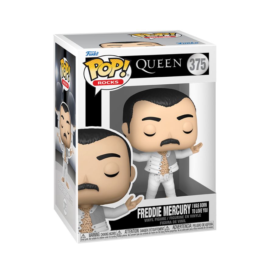 Funko Pop! Vinyl figure of Queen's Freddie Mercury (I was born to love you).