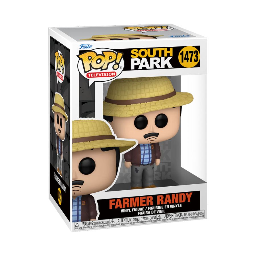 Funko Pop! Vinyl figure of South Park character Farmer Randy Marsh.