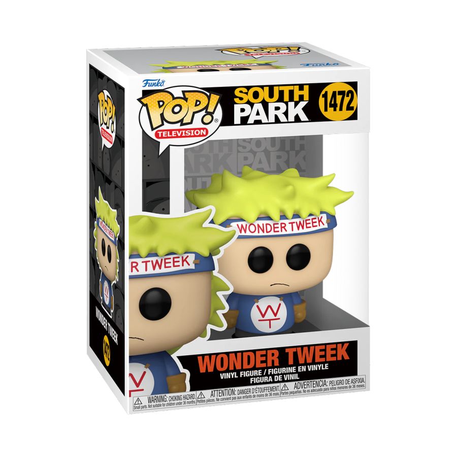 Funko Pop! Vinyl figure of South Park character Wonder Tweek.