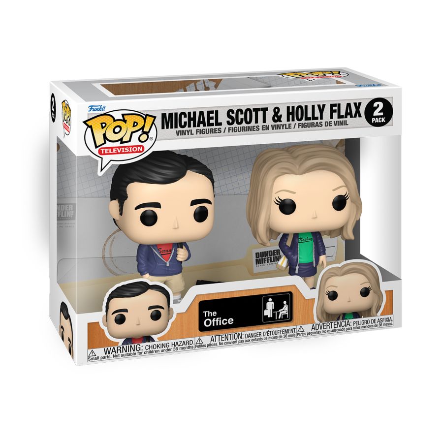 The Office | Michael Scott & Holly Flax | 2 Pack | Funko Pop! Vinyl