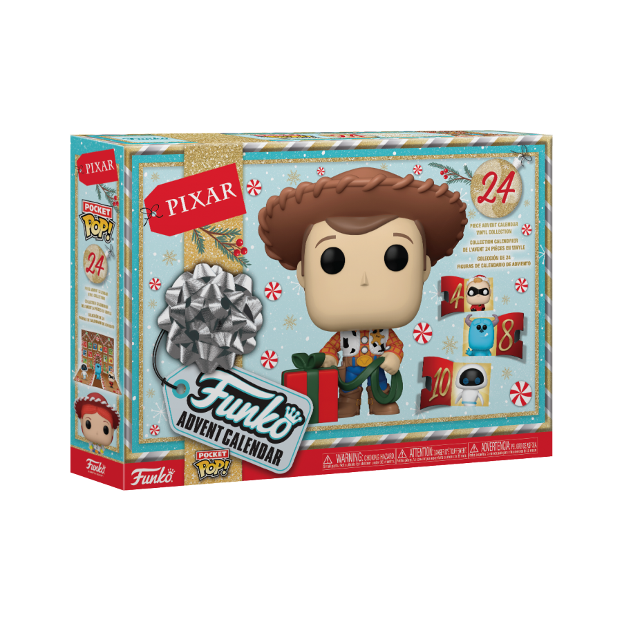 Funko Pop! Vinyl Advent Calendar of Pixar characters.