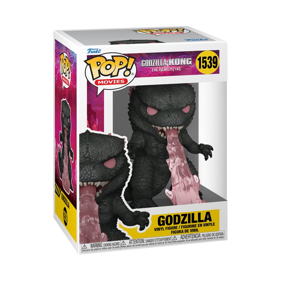 Funko Pop! Vinyl figure of Godzilla vs Kong 2 character Godzilla with Heat Ray.