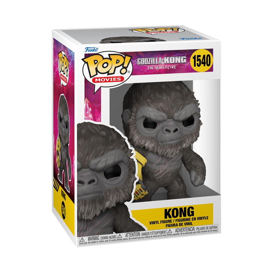 Funko Pop! Vinyl figure of Godzilla vs Kong 2 character Kong with Mech Arm.