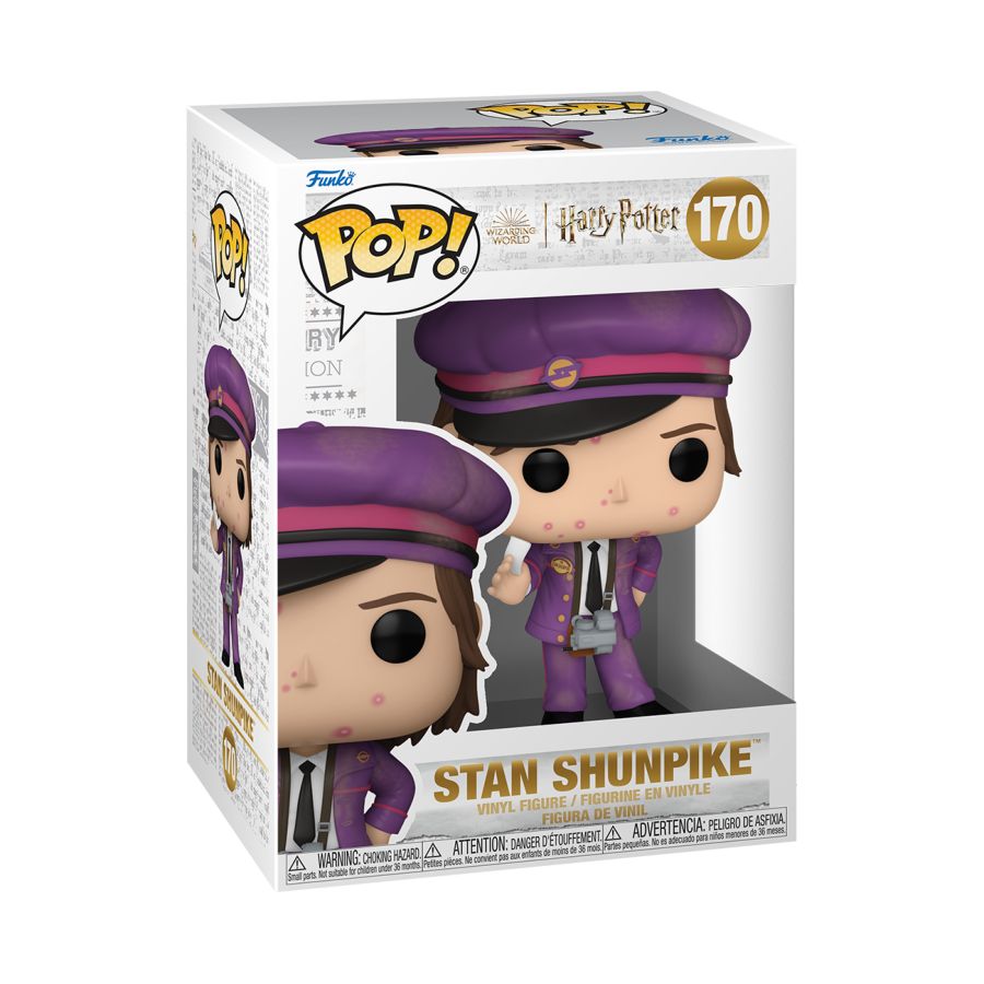 Funko Pop! Vinyl figure of Harry Potter character Stan Shunpike.