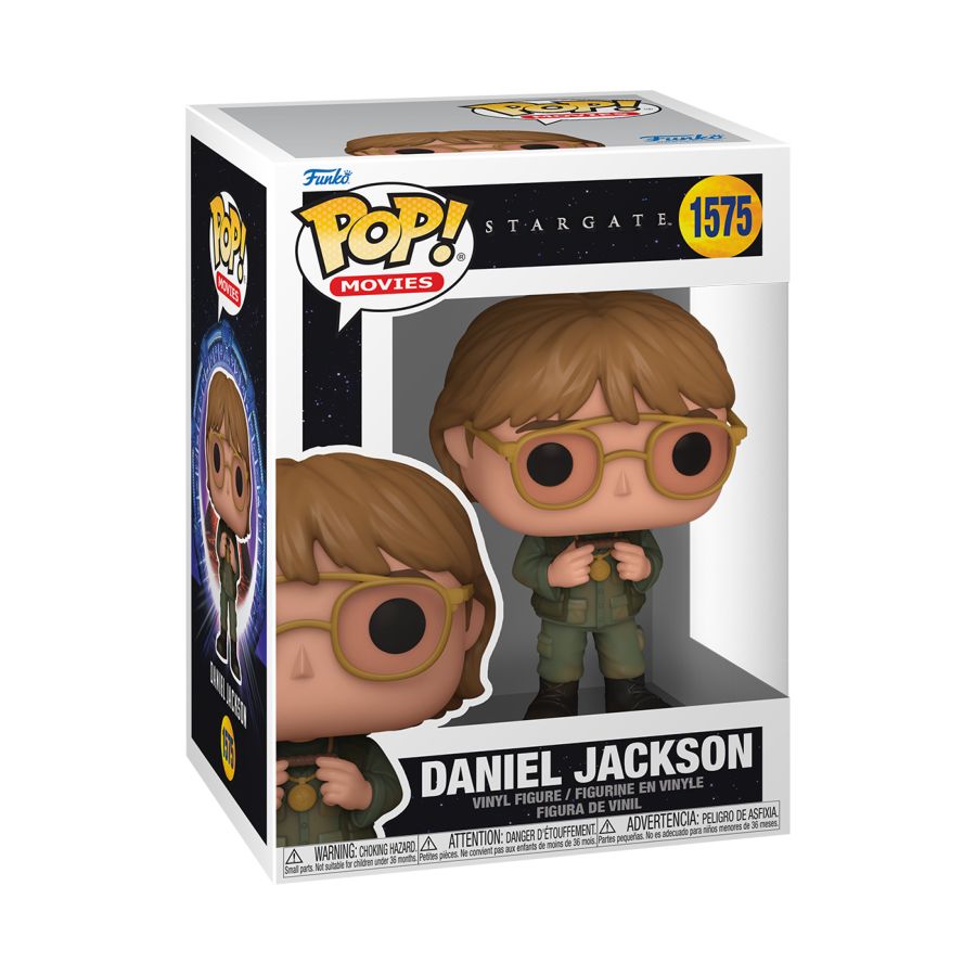 Funko Pop! Vinyl figure of Stargate character Daniel Jackson.