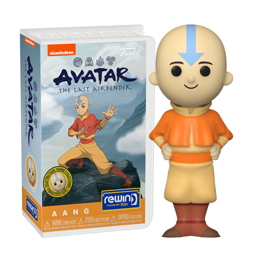 Funko Pop! Vinyl VHS Rewind figure of Avatar the Last Airbender character Aang.