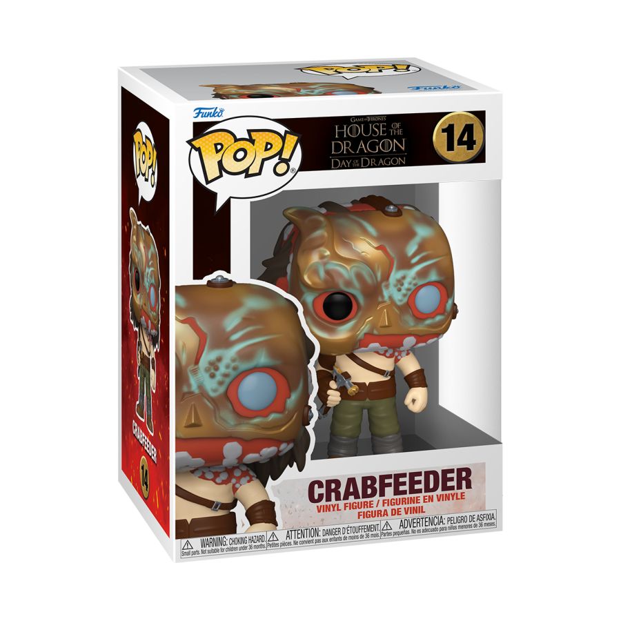 Funko Pop! Vinyl figure of Game of Thrones: House of the Dragon character Crabfeeder.